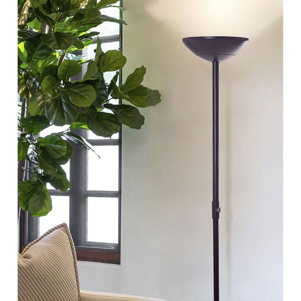 Brightech SkyLite Black Integrated LED Floor Lamp 13-TZRW-IFAT | Bellacor