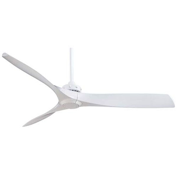 Minka Aire Aviation 60-Inch Ceiling Fan in White with Three Blades F853-WH  Bellacor