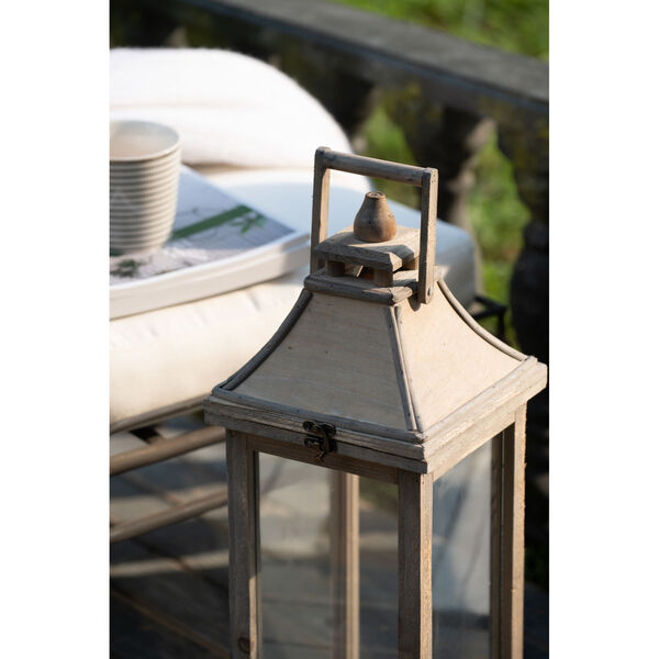 A & B Home Ivona White Garden Candle Lantern, Set of 2 32324-DS | Bellacor