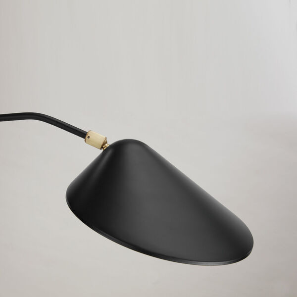 Lite Source Jerome Black One-Light Floor Lamp LS-83627 | Bellacor