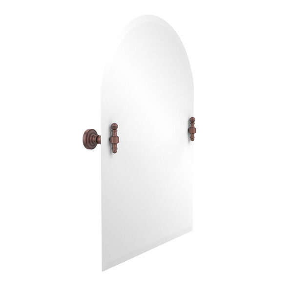 Allied Brass Frameless Arched Top Tilt Mirror with Beveled Edge, Antique  Copper RD-94-CA Bellacor