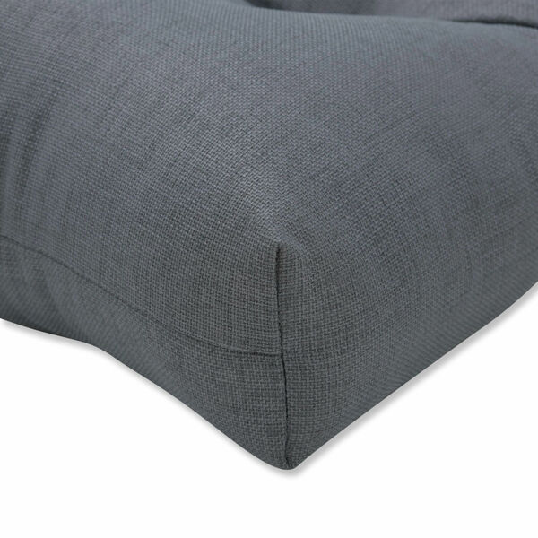 Pillow Perfect Rave Gray 56-Inch Bench Cushion 650920 | Bellacor