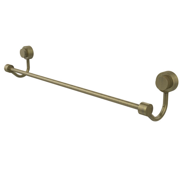 Allied Brass Venus Collection 30 Inch Towel Bar with Groovy Accent, Antique  Brass 421G/30-ABR | Bellacor