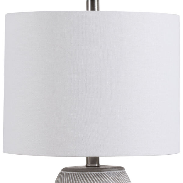 251 First Linden Gray 20-Inch One-Light Table Lamp | Bellacor