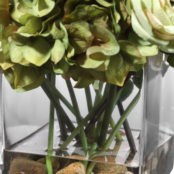 Uttermost Cecily Cream and Sage Hydrangea Bouquet 60155 | Bellacor