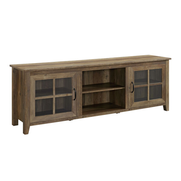 Walker Edison Furniture Co. Rustic Oak TV Stand W70CSGDRO | Bellacor
