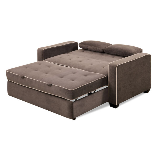 Serta Augustus Java Queen Convertible Sleeper Sofa SA-AGS-QS3U5-JV |  Bellacor