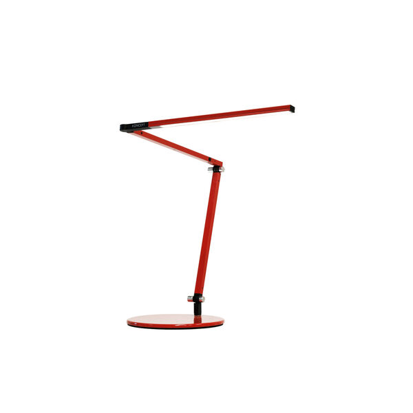 Koncept Z-Bar Red LED Desk Lamp AR3100-WD-RED-2CL | Bellacor