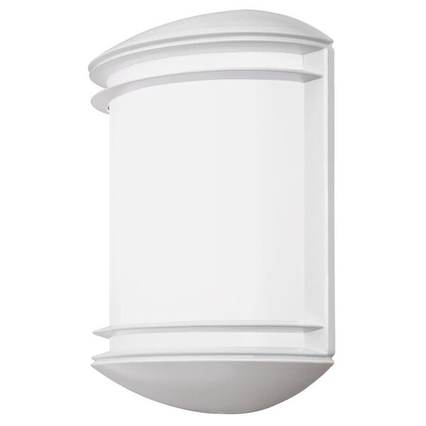 Lithonia Lighting White Outdoor Integrated LED Wall Mount Sconce OLCS WH  M4 Bellacor