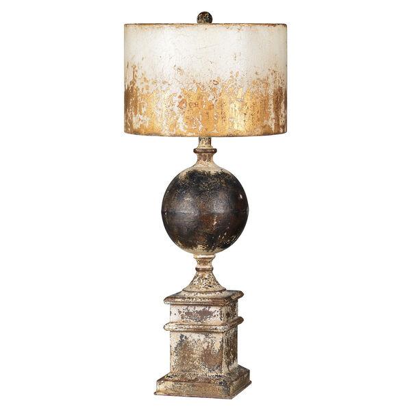 Forty West Shiloh Weathered Metal 28 Inch Table Lamp | Bellacor