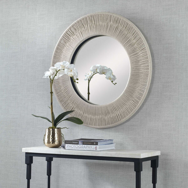 Home Reflections 27 Vintage Style Round Mirror