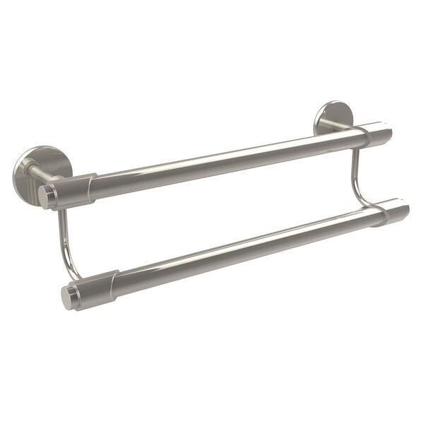 Allied Brass Tribecca Collection 36 Inch Double Towel Bar, Polished Nickel  TR-72/36-PNI | Bellacor