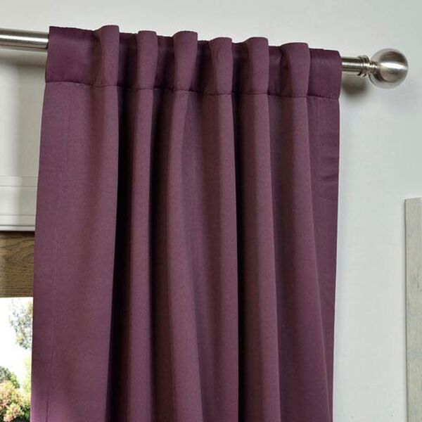 Half Price Drapes Aubergine Purple 50 x 108-Inch Blackout Curtain Pair 2  Panel BOCH-201301-108 | Bellacor