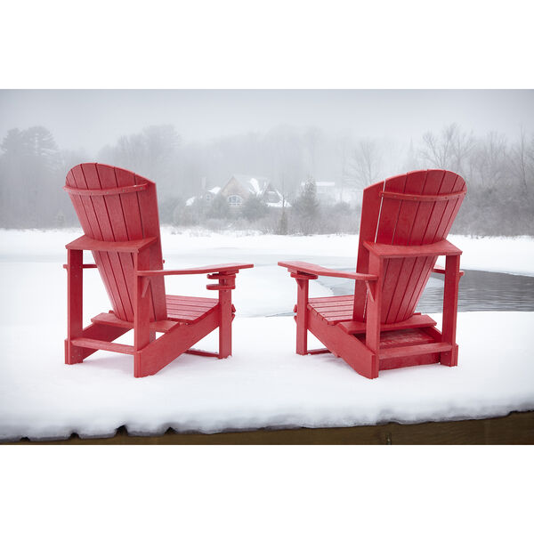 C.R. Plastic Products Generations Adirondack Chair-White C01-02 | Bellacor