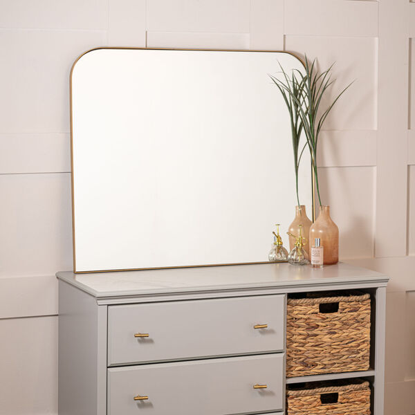 Cooper Classics Brendan Gold 34-Inch x 40-Inch Dresser or Wall Mirror 41798  | Bellacor