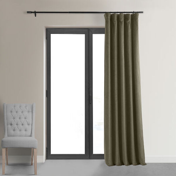 Half Price Drapes Brown 84 x 50-Inch Polyester Blackout Curtain Single  Panel VPCH-181200-84 | Bellacor