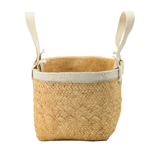 A & B Home Natural Square Outdoor Planter Basket, Set of 2 D9049 | Bellacor